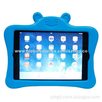 Case for iPad Mini, with Kiddy Bear Design, Lightweight/Shockproof for Kids, Factory Price/Wholesale